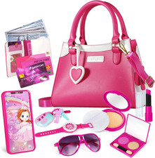 Play Purse for Little Girls, Princess Pretend Toys for Girls 3 4 5 6 7 8 Years O