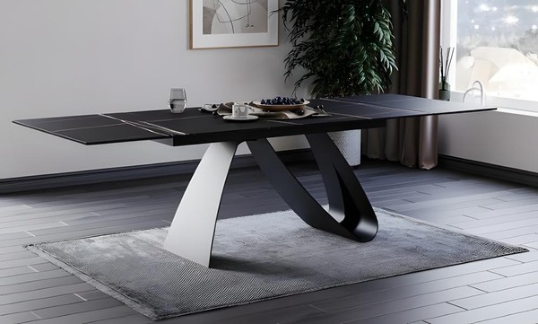 Tisch Modern Esstisch Weiß Tisch Esszimmer Wohnzimmer Luxus Design Tische-image
