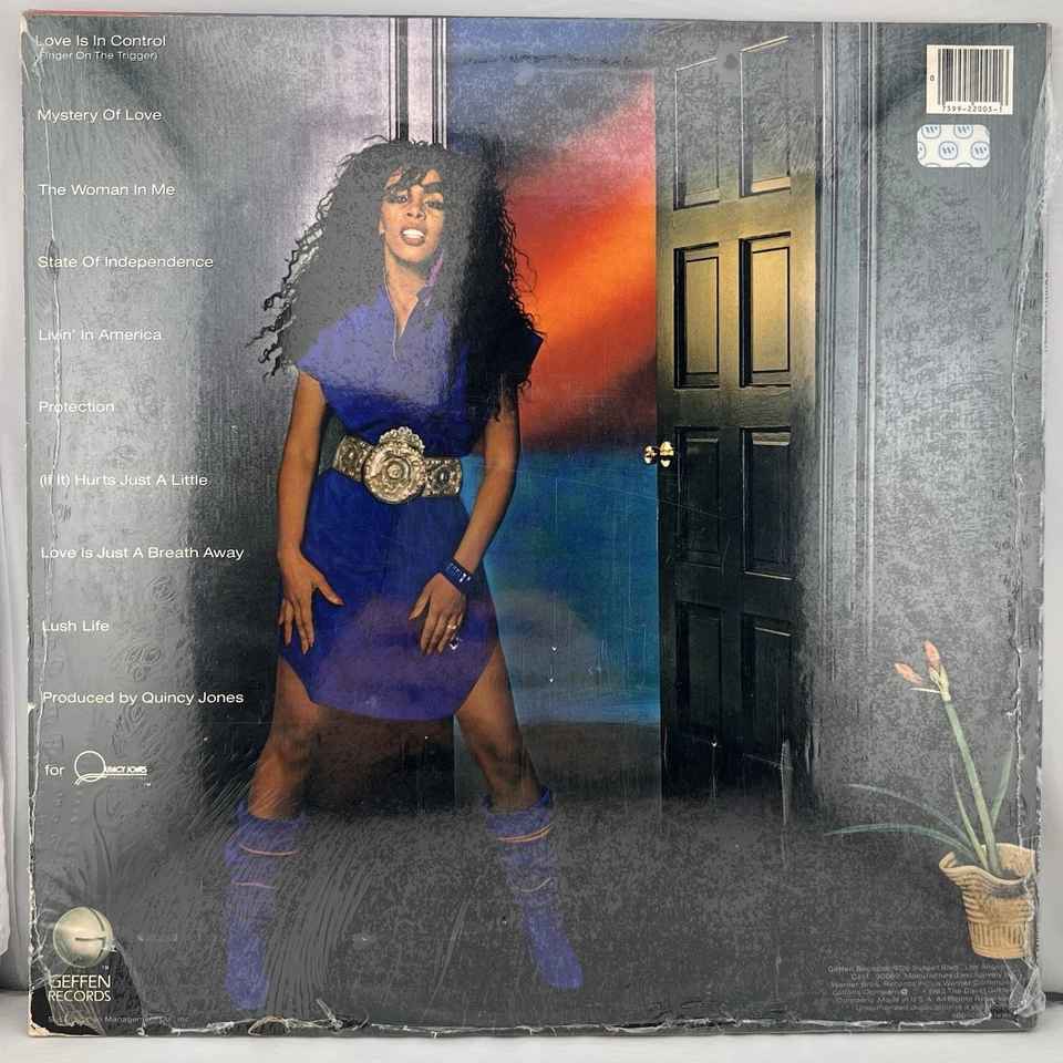 Sealed 1982 Donna Summer Funk Soul Vinyl Hype Sticker Love is in Control LP - Image 2 of 4