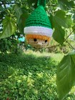 Set Of 4 Handmade Crochet Shatter Proof Christmas Ornaments for The Holidays New — photo 3