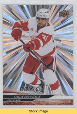 2024-25 Upper Deck Series 2 Outburst Simon Edvinsson #306 READ 3d2