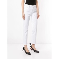 J Brand Adele Mid Rise Straight Leg Jeans Blanc White JB002692 NWT 29