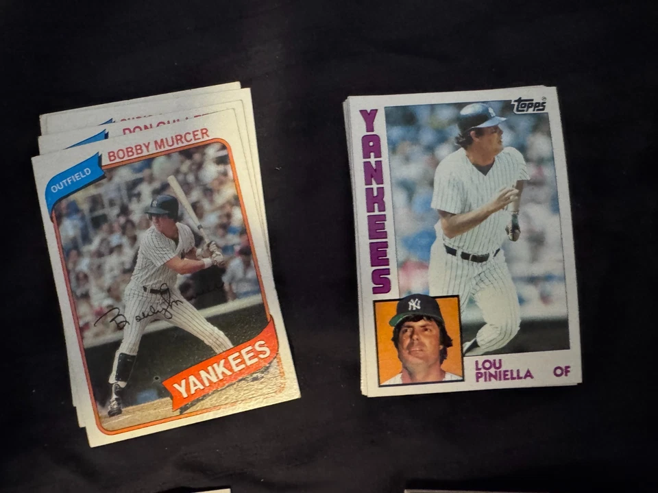 New York Yankees baseball cards 1970s - 1990s Lot - Image 3 of 4
