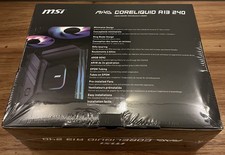 MSI MAG Coreliquid A13 240 Black RGB Liquid Cooling AIO Brand New Sealed