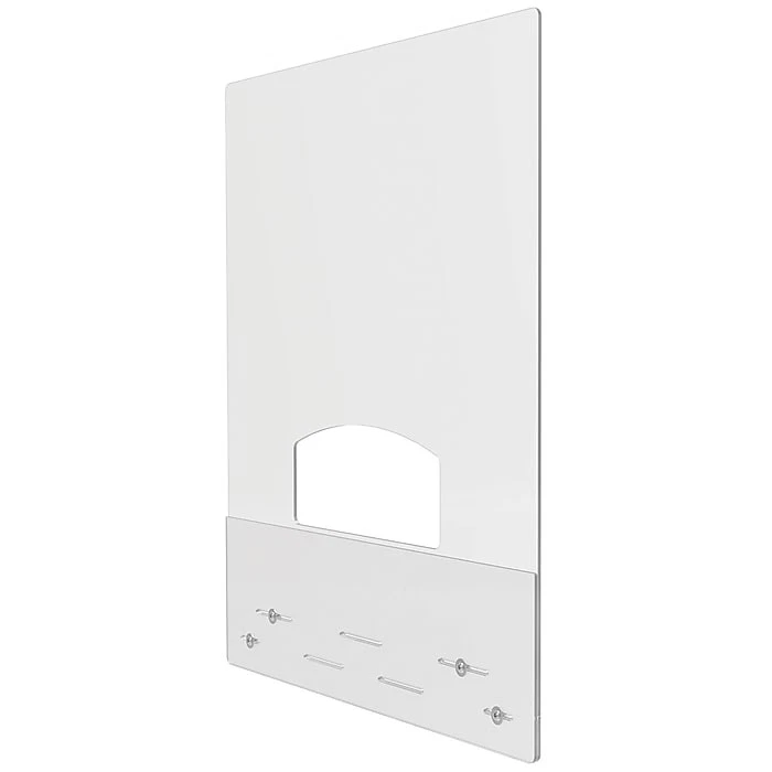 DEFLECTO MOUNTING SAFETY BARRIER POLYCARBONATE 2/CARTON PBCMPC3138P - CLEAR