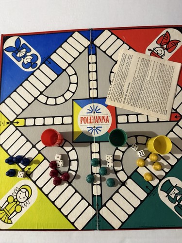 Vintage Pollyanna Parker Brothers Track Pursuit Board Game Almost Complete - Picture 8 of 8