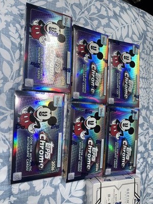 Topps 2026 Topps Chrome Disney hobby box 