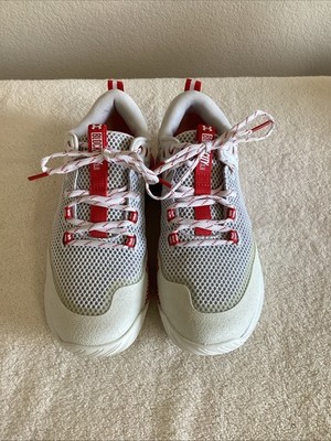 Under Armour HOVR Block City White Red Women s Size 9