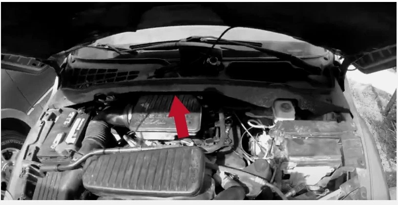 Windshield Wiper Motor Cowl Grille Cover Panel For 2004-2005 2006 Dodge Durango Foto 2 de 4