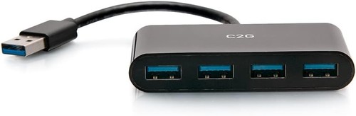 C2G 4-Port USB-A 3.0 Hub, SuperSpeed 5Gb Data Hub for Dell, Surface Pro, XPS, Ma - 第 2/2 張圖片