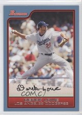 2006 Bowman Blue 197/500 Derek Lowe #107 9bp