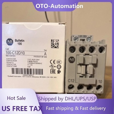 New AB 100-C12D10 /A MCS-C IEC Contactor 12A 110V 50Hz/120V 60Hz USA