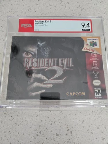 Resident Evil 2 N64 Nintendo 64 1999 FACTORY SEALED PSA WATA Graded 9.4 RARE!