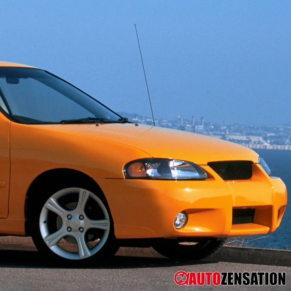 Fit 2000 2001 2002 2003 Sentra XE SE Sedan Black Headlights Lamps Left+Right Foto 3 de 4