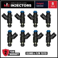 OEM Delphi 12613412 Fuel Injector Set of 8 for 2010-2020 Chevrolet GMC 6.0L V8