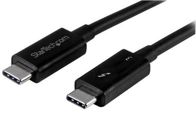 STARTECH - Thunderbolt 3 (USB-C) 40Gbps Male to Male Lead, 0.5m Black