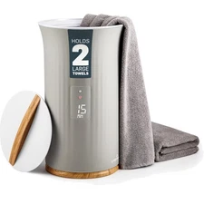 Towel Warmer Luxury Heater LED Display Adjustable Timer Auto Shut-Off Spa