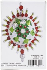 Holiday Wreath Beadcraft Ornament Kit