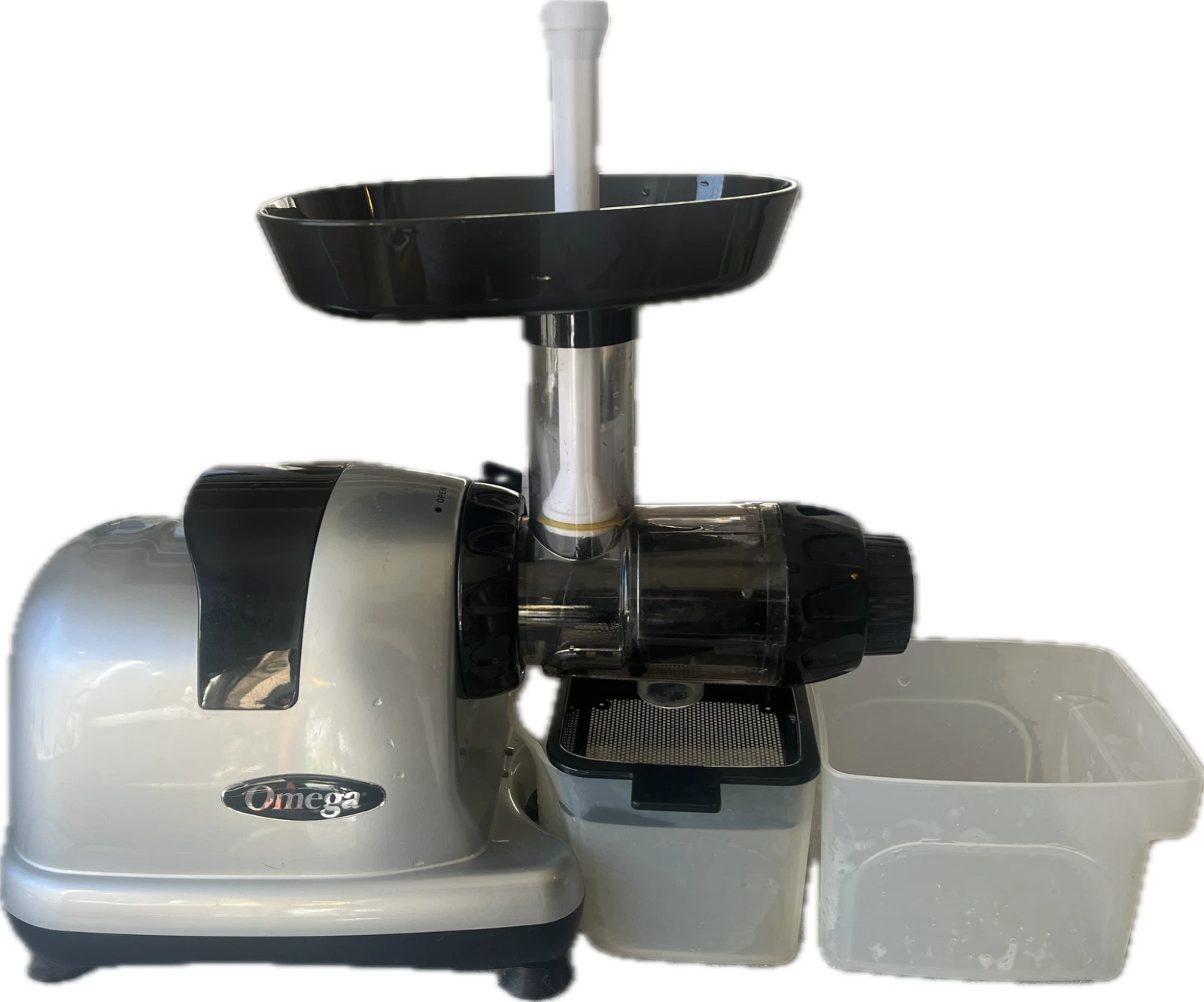 Omega J8006HDS Ultimate Juicer and Nutrition System - Silver