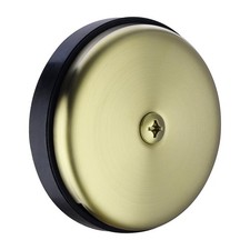 BESTILL Single Hole Bathtub Drain Overflow Plate Kit，Brushed Gold Brushed 