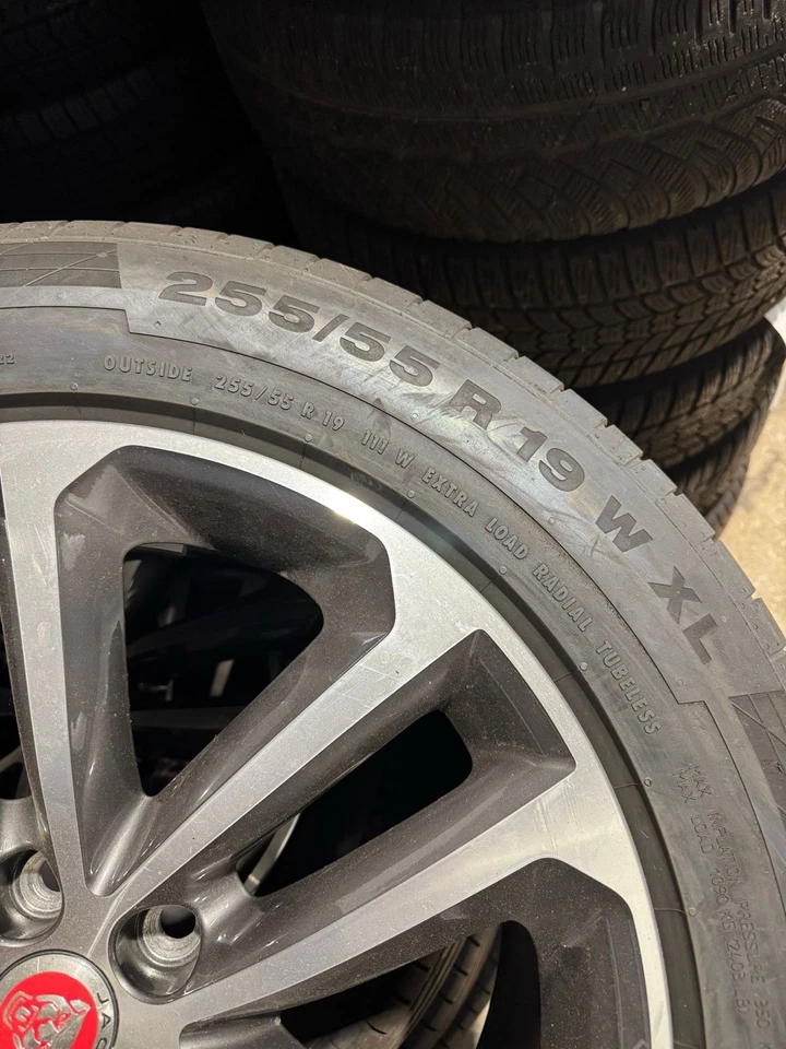 ORIGINAL Jaguar F-Pace Sommerreifen 255/55 R19 Radsatz Kompletträder Sommer Satz - Bild 4 von 4