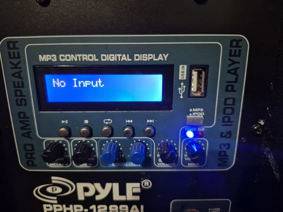 Pyle Pphp1299ai 1000 Watt Powered 2 Way Plastic Molded Speaker Cabinet... - Image 4 of 4