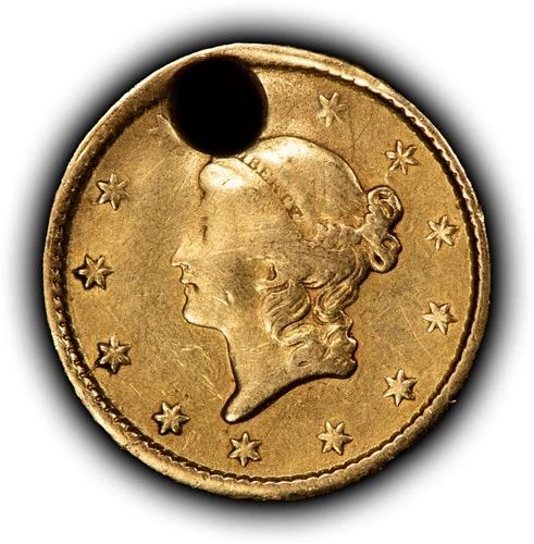 1852 G$1 Liberty Head Gold Dollar - Type 1 - Authentic US Coin - SKU-G6007