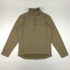 Beyond Clothing L3 Fleece Mens Small Coyote Brown Cold Weather Layering Waffle