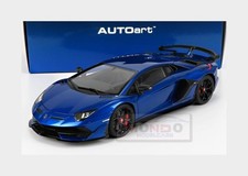 1:18 AUTOART Lamborghini Aventador Svj 2018 Nethuns Blue Met AA79174 Model