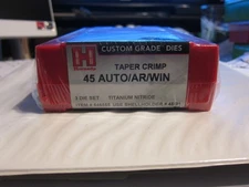 Hornady 45 AUTO/AR/WIN 3 die set Item #546555 Brand New