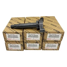 GENUINE DENSO x6 Ignition Coils For 2004-2010 Toyota & Lexus 3.3L V6 90919-02246