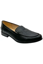 LifeStride Women's Margot Slip On Loafers Black Leather