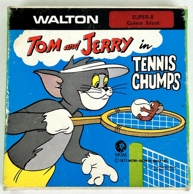 Tom & Jerry Cartoon Tennis Chumps Super 8 Silent Color Walton
