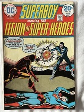 SUPERBOY 201 VERY FINE 8.0 LEGION OF SUPER-HEROES DC COMICS 1973 COCKRUM ART