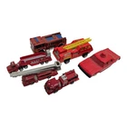 Hot Wheels Matchbox Diecast Fire Truck Mixed Lot Red 7 Vehicles Vintage