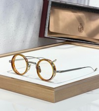 Jacques Marie Mage Rigon JMM Luxury Round Eyeglasses Frame Silver Double Bridge