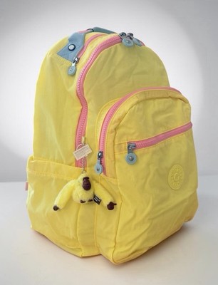 Kipling Seoul Large 15'' Laptop School Backpack Sunshine Yellow