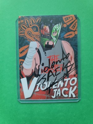 Violento Jack Hand Signed Sticker Japanese Pro Wrestling FREEDOMS GCW Autograph
