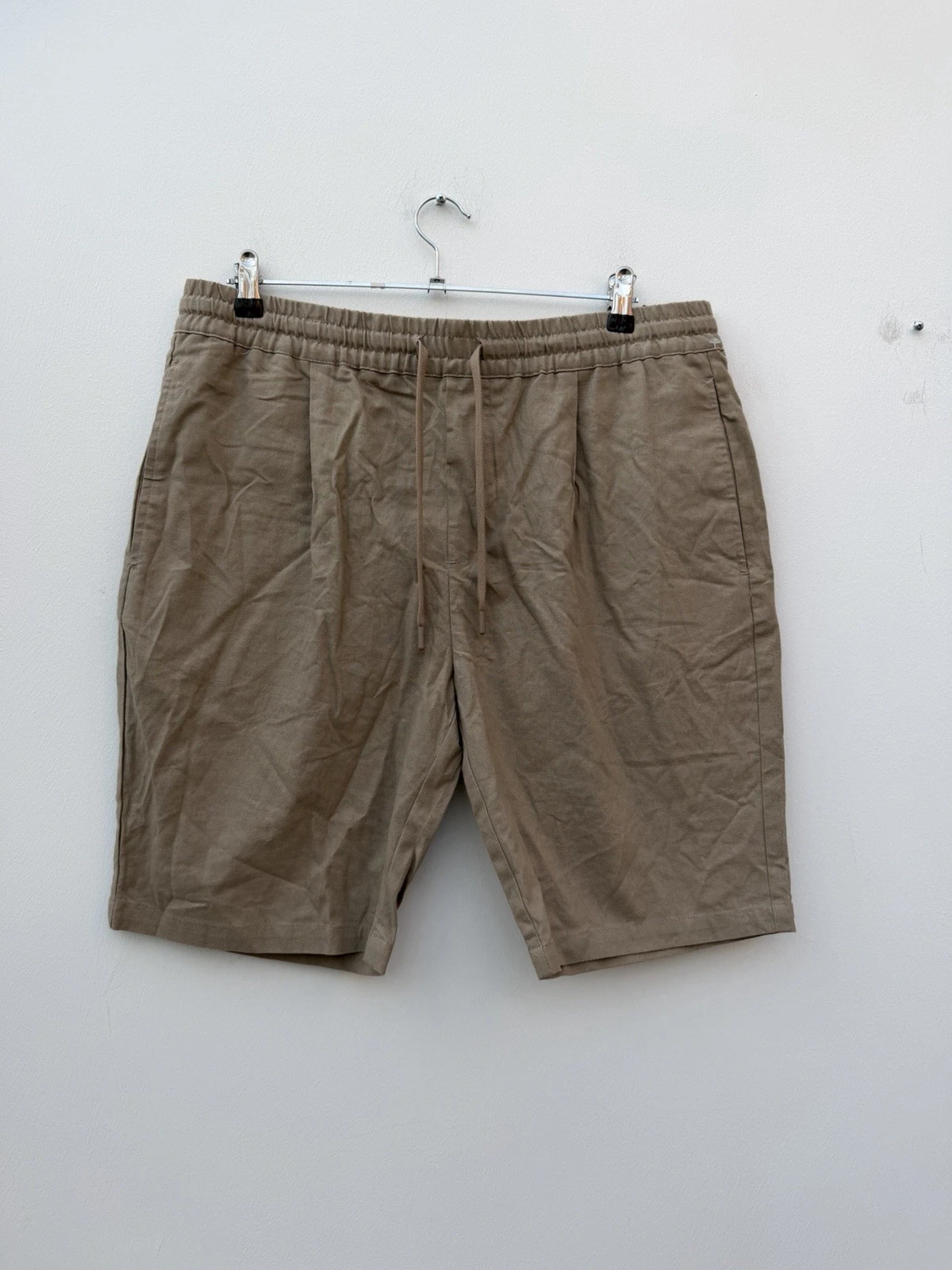 Moncrief London Hector Shorts Beige Linen Blend Size 38 BNWT