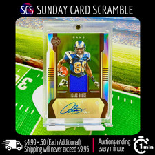 2023 Panini Legacy SP /100 Patch Auto Isaac Bruce Prizm Refractor #LPA-IB 🔥🚚