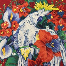 Vintage Cockatoo Graphic Sweatshirt Sz XL Lee Midweight Made In USA Crew Neck
