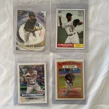 Ke'Bryan Hayes 4 Card Rookie Lot Topps 70 Year, Gallery #NW-9, Opening Day#111