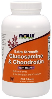NOW Foods Glucosamine & Chondroitin, Extra Strength - 240 tabs (333,12 EUR/kg)