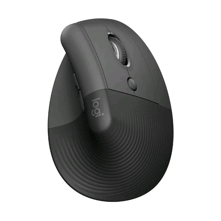 Logitech Lift Wireless Vertical Mouse (Right-Handed - GRAPHITE) Bluetooth  - Image 2 of 4