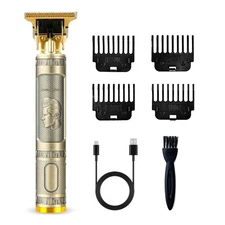 Inalambrico Cabello Barba Recortadora With 4 Guide Combs Rechargeable T Blade