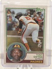 1983 Topps Tony Gwynn, #482 - Rookie Card of HOF Gwynn. rookie card picture