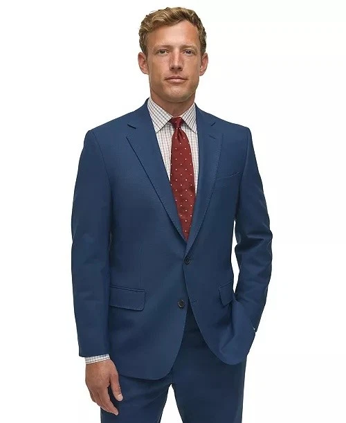 Brooks Brothers Mens Classic fit Suit Jacket Blazer 38 S Navy Blue Solid Stretch
Opens in a new wind