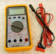 Craftsman 9-82408 Function Digital Multimeter Volt AC/DC Tested - Excellent!
