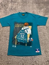 Charlotte Hornets Shirt Men Large Graphic Nutmeg Mills NBA Crewneck Made In USA