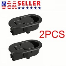 2PCS Universal Replacement Sofa Chair Recliner Pull Handle Release Lever Black